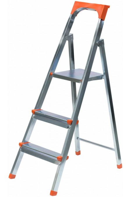 Стремянка Fit стальная, 3 ступени, вес 4.6 кг (65331) 