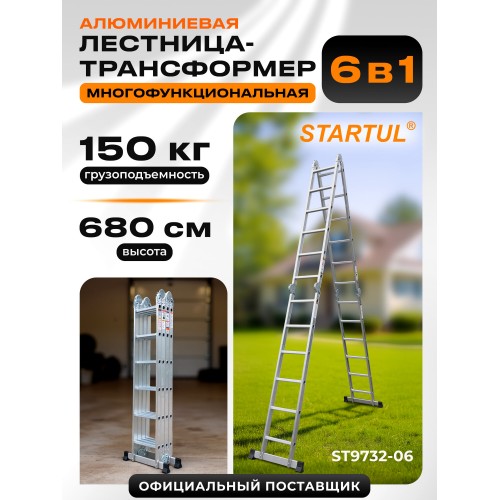 Стремянка Fit стальная, 3 ступени, вес 4.6 кг (65331) 6
