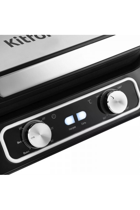 Гриль Kitfort КТ-1652 (черный/серебристый) 7