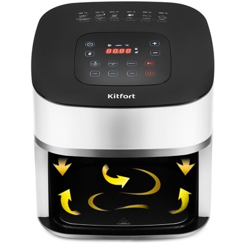 Аэрогриль Kitfort KT-2217 (белый/черный) 5