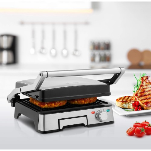 Гриль Vitek VT-8452 (серебристый) 7