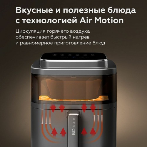 Аэрогриль BQ GR2002 (черный/серебристый) 3