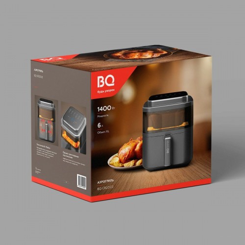 Аэрогриль BQ GR2002 (черный/серебристый) 7