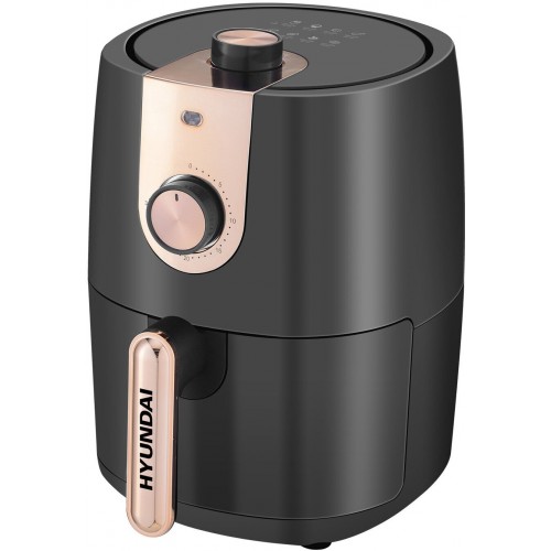 Аэрогриль Hyundai HYF-2057 (черный/золотой) 3