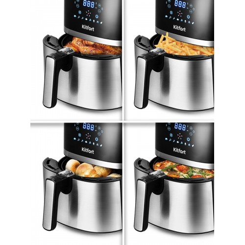 Аэрогриль Kitfort KT-2221 (черный/серебристый) 2