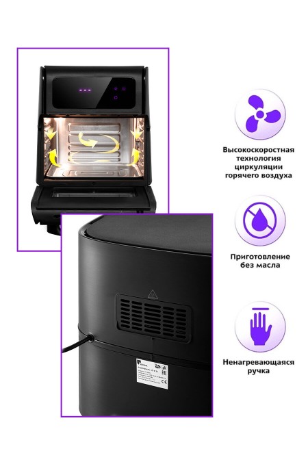 Аэрогриль Kitfort КТ-2236 (черный) 2