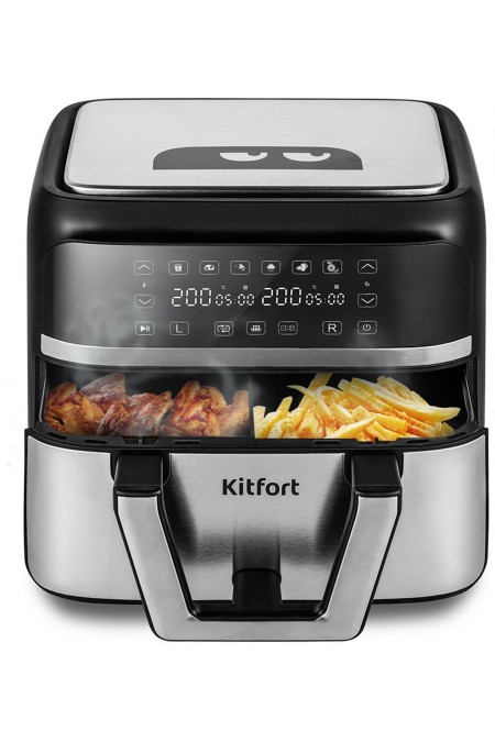 Аэрогриль Kitfort КТ-2247 (черный/серебристый) 1