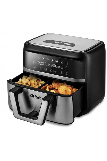 Аэрогриль Kitfort КТ-2247 (черный/серебристый) 4