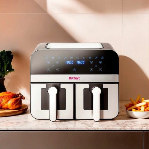 Аэрогриль Kitfort КТ-2273 (серебристый/черный) 9