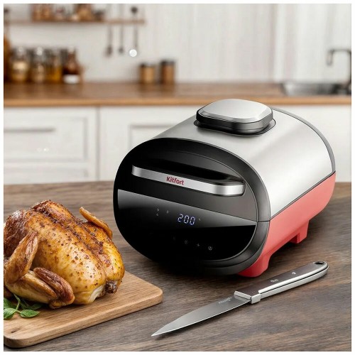 Аэрогриль Kitfort КТ-2295 (черный/красный/серебристый) 1