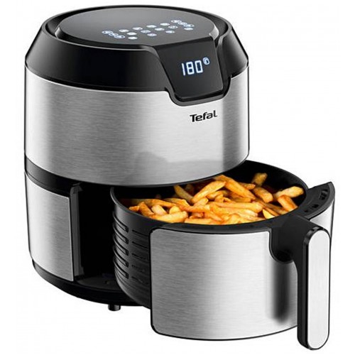 Аэрогриль Tefal Easy Fry Deluxe EY401D15 (серебристый) 