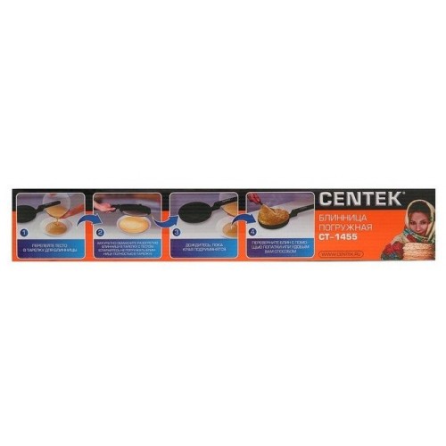 Блинница CENTEK CT-1455 (черный) 2