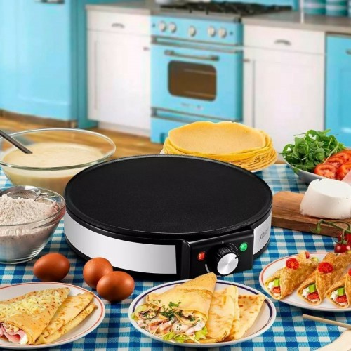 Блинница Kitfort КТ-1678 (серебристый) 5