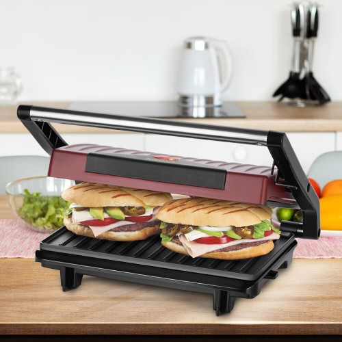 Бутербродница Kitfort КТ-3639 (бордовый) 2