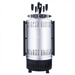 Электрошашлычница Kitfort КТ-1405 (серебристый/черный)