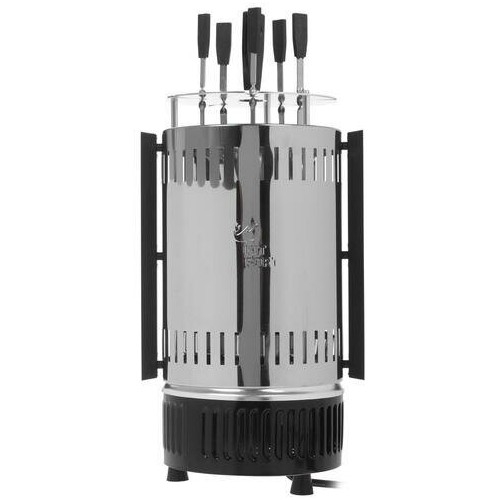 Электрошашлычница Kitfort КТ-1405 (серебристый/черный) 5