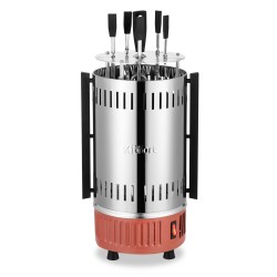 Электрошашлычница Kitfort КТ-1407 (серебристый)