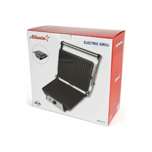 Гриль Atlanta ATH-1111 (серебристый/черный) 9