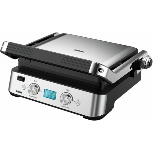 Гриль BBK BEG 2004 (черный/серебристый) 