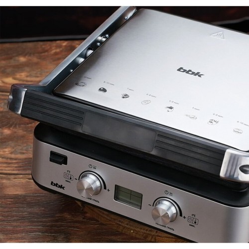 Гриль BBK BEG 2004 (черный/серебристый) 5