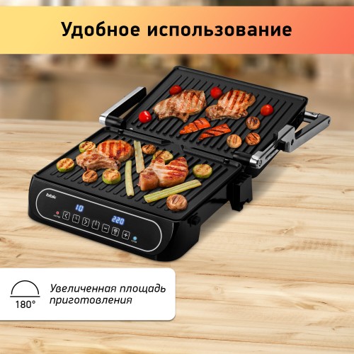 Гриль BBK BEG3001 (черный/серебристый) 5