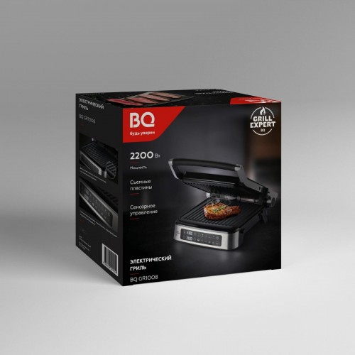 Гриль BQ GR1008 (серебристый/черный) 7