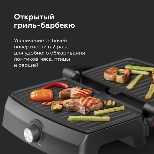 Гриль BQ GR3004 (серебристый/черный) 2