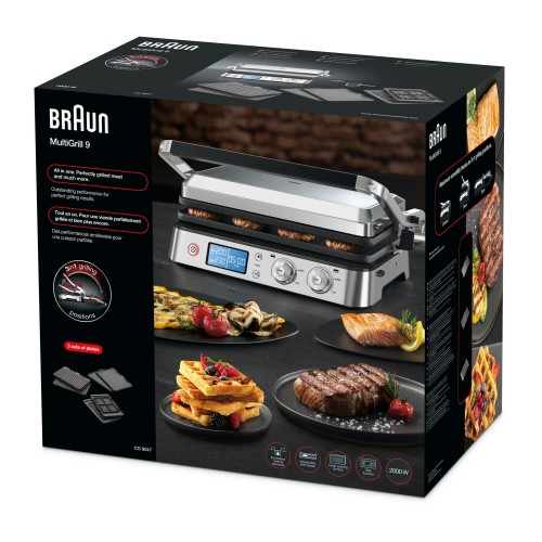 Гриль Braun CG9047 (серебристый/черный) 3
