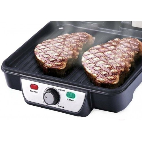 Гриль CENTEK CT-1463 (черный/серебристый) 4