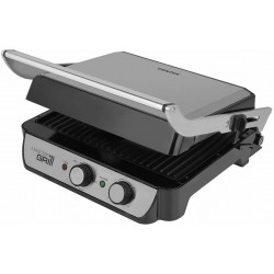 Гриль CENTEK CT-1466 (серебристый/черный)