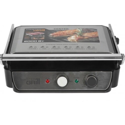Гриль CENTEK CT-1466 (серебристый/черный) 3