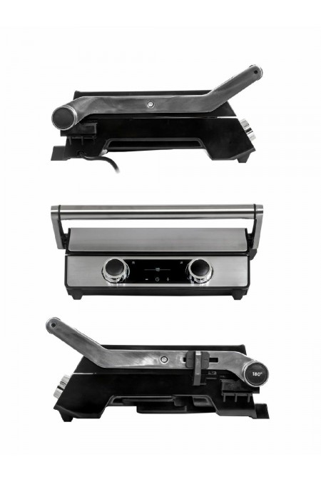 Гриль JVC JK-GR318 (серебристый/черный) 7