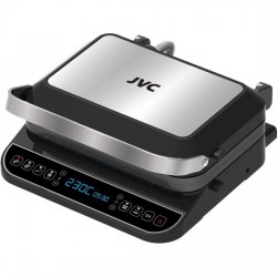 Гриль JVC JK-GR320 (серебристый/черный)
