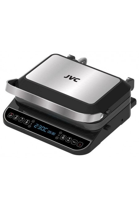Гриль JVC JK-GR320 (серебристый/черный) 