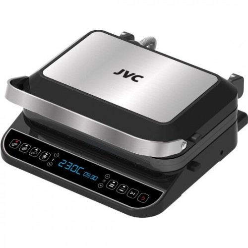 Гриль JVC JK-GR320 (серебристый/черный) 