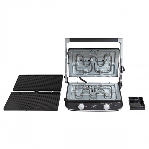 Гриль JVC JK-GR330 (серебристый/черный) 9