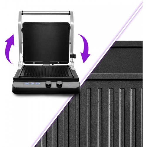 Гриль Kitfort КТ-1636 (серебристый/черный) 5