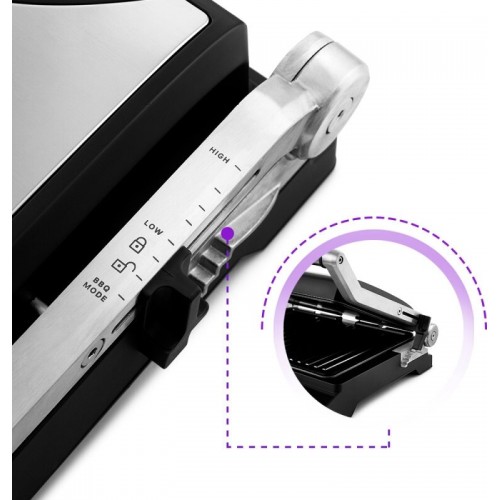 Гриль Kitfort КТ-1636 (серебристый/черный) 6