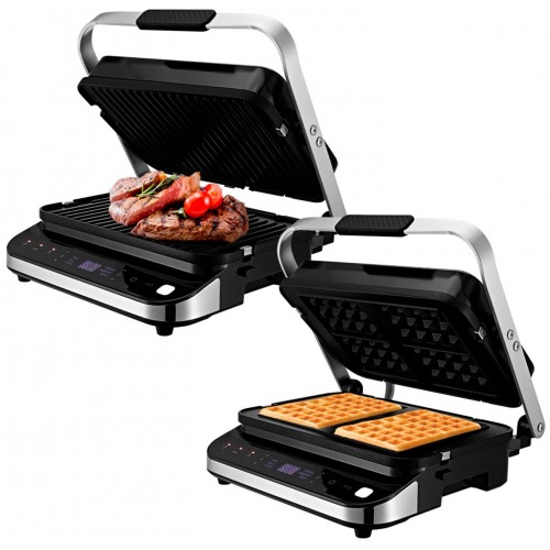 Гриль Kitfort КТ-1682 (серебристый/черный) 2