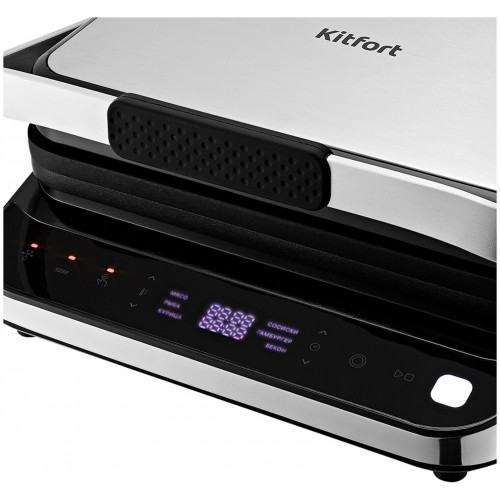 Гриль Kitfort КТ-1682 (серебристый/черный) 3