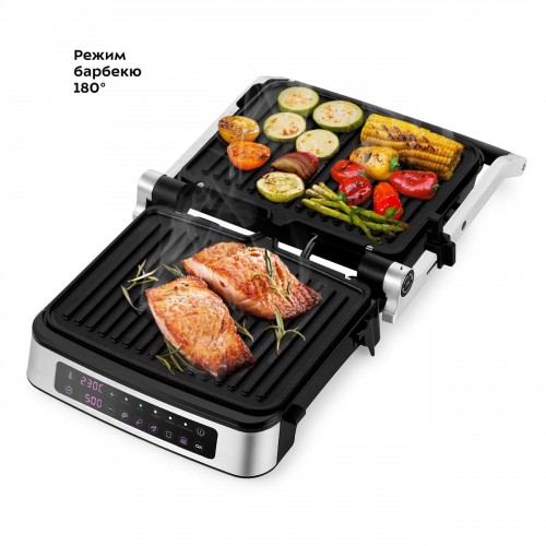 Гриль Kitfort КТ-1687 (серебристый/черный) 9