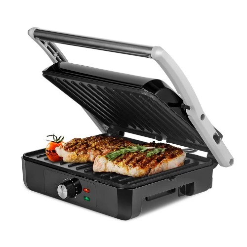 Гриль Kitfort КТ-3633 (серебристый/черный) 