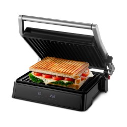 Гриль Kitfort KT-3664 (серебристый/черный)