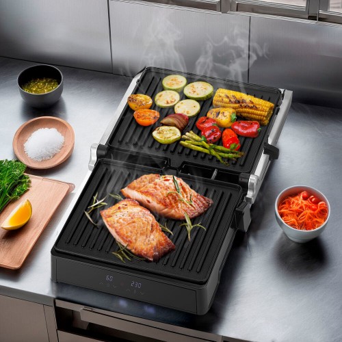 Гриль Kitfort KT-3664 (серебристый/черный) 5