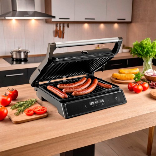 Гриль Kitfort КТ-3682 (серебристый/черный) 1