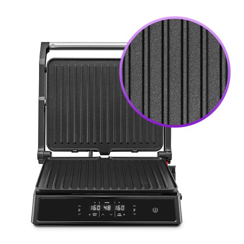 Гриль Kitfort КТ-3682 (серебристый/черный) 4