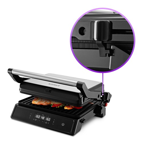 Гриль Kitfort КТ-3682 (серебристый/черный) 5