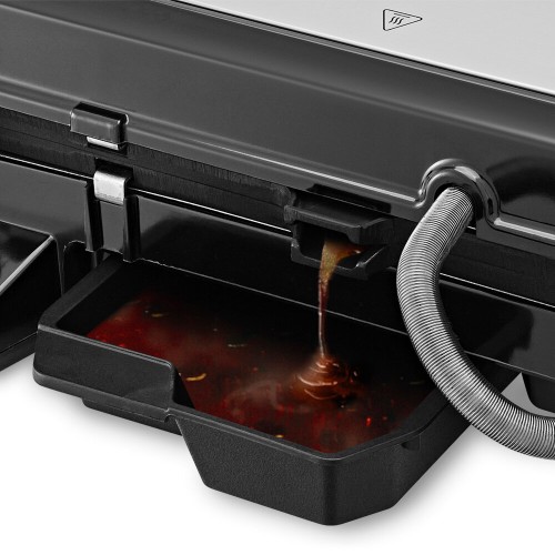 Гриль Kitfort КТ-3682 (серебристый/черный) 7