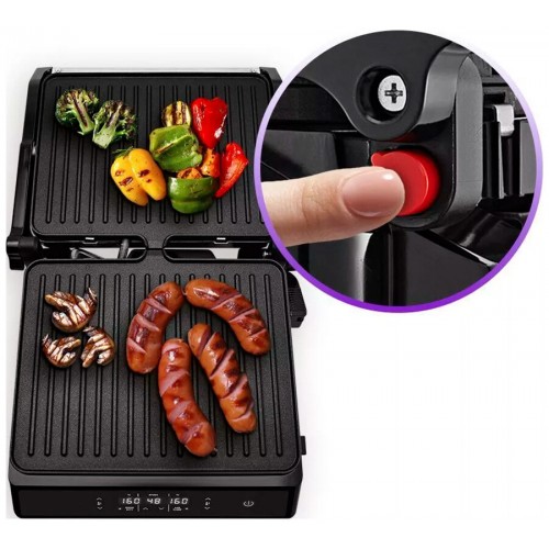 Гриль Kitfort КТ-3682 (серебристый/черный) 9