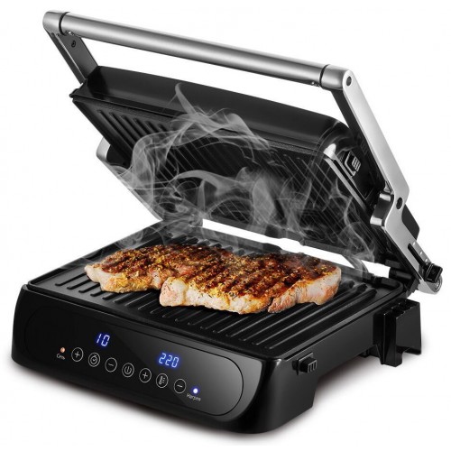 Гриль Kitfort KT-3697 (серебристый/черный) 